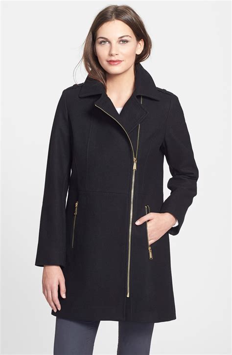 michael kors tan wool coat|Michael Kors wool winter coats.